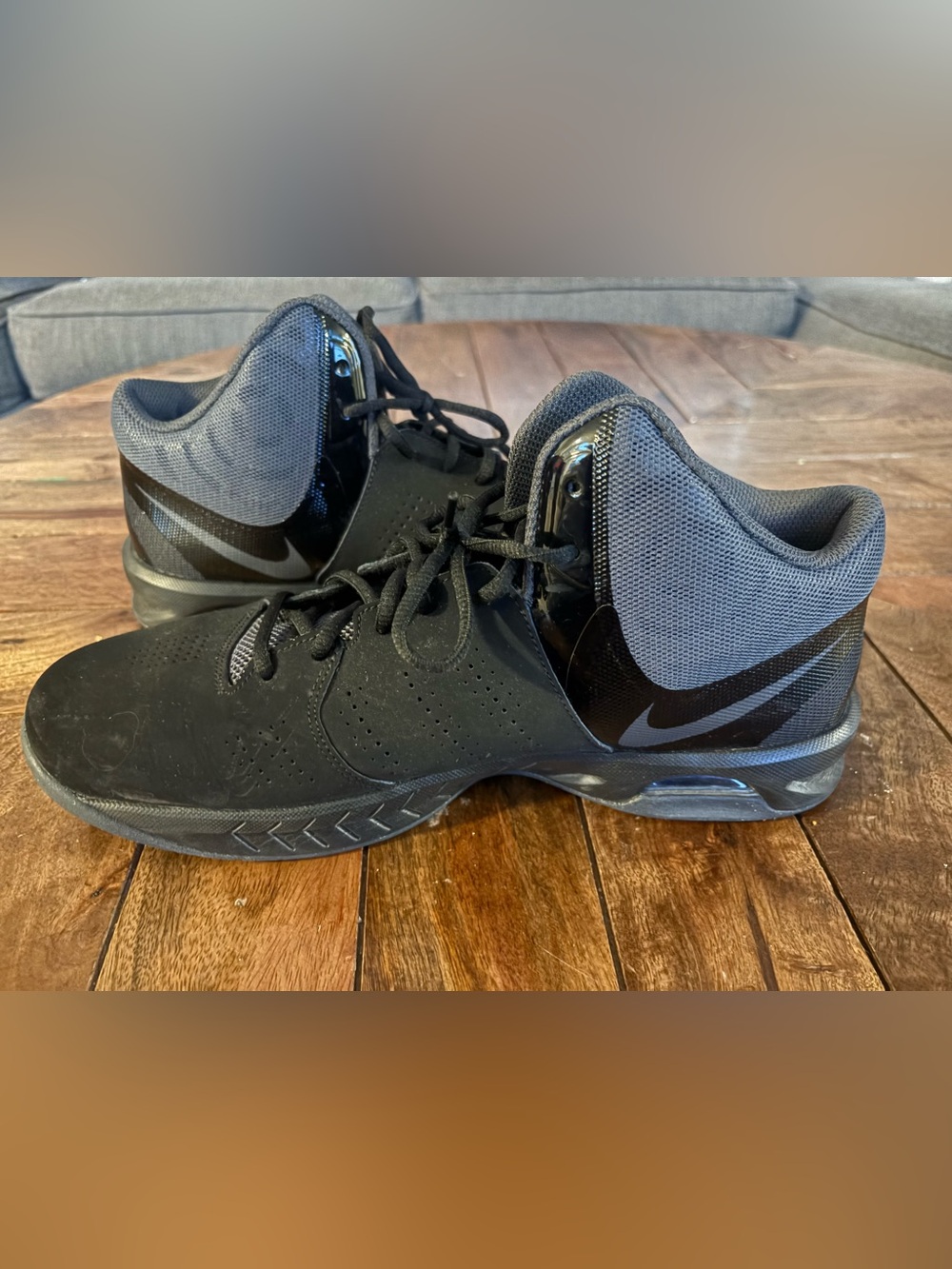 LIKE NEW! NIKE MEN’S Air Visi Pro VI “BLACK” 749168003, 13 - Picture 3 of 11